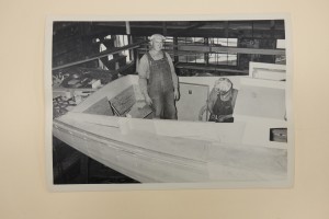 Shipwrights working in the cockpit. Credit MOHAI
